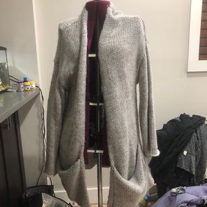 Oversized knit cardigan